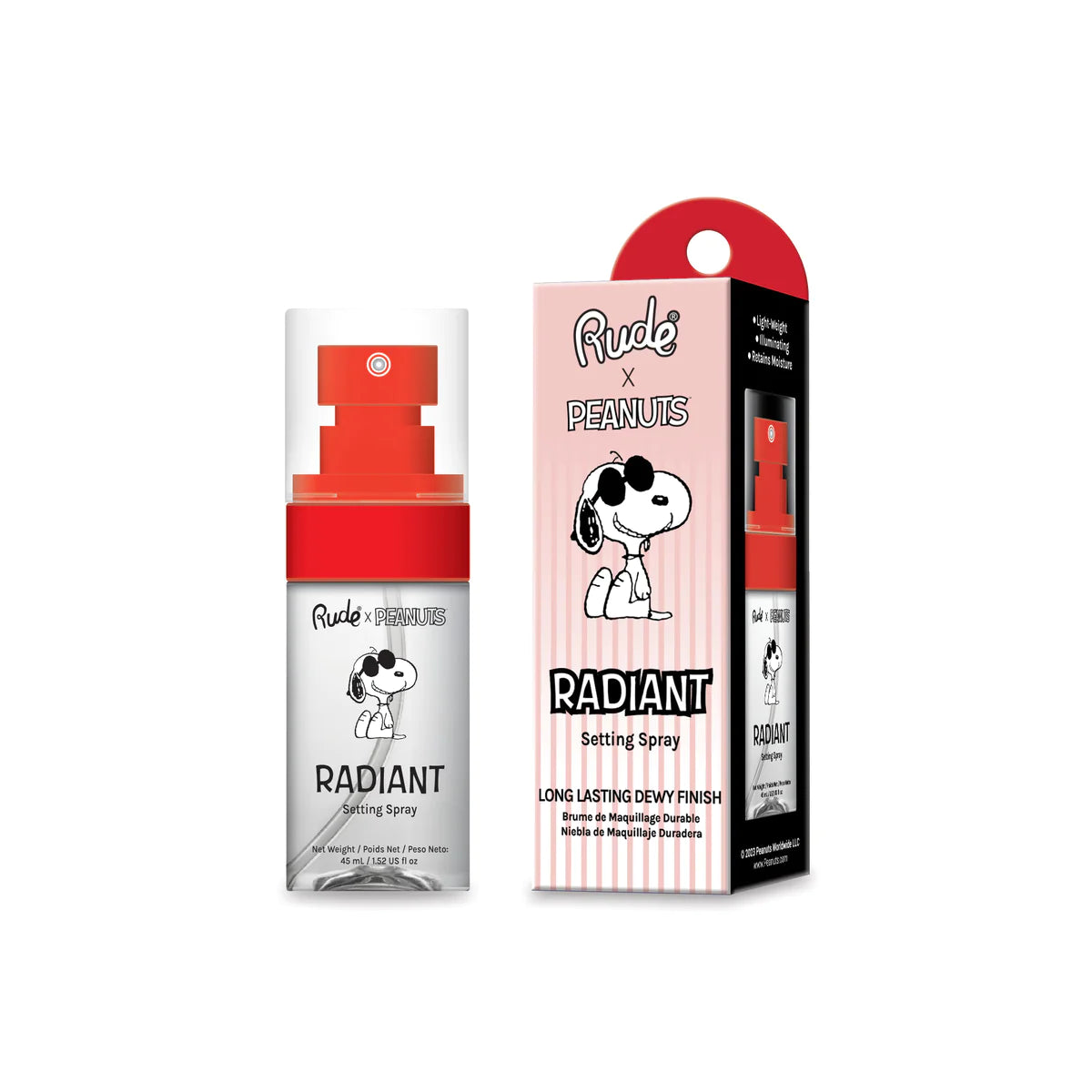 Rude | Peanuts Radiant Setting Spray