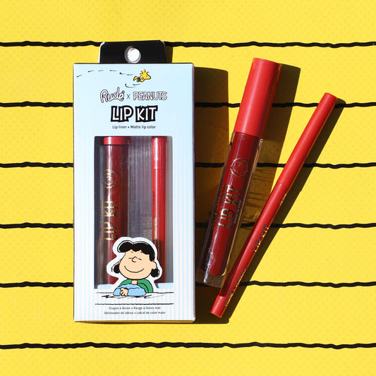 Rude | Peanuts Lip Kit  (You Blockhead)