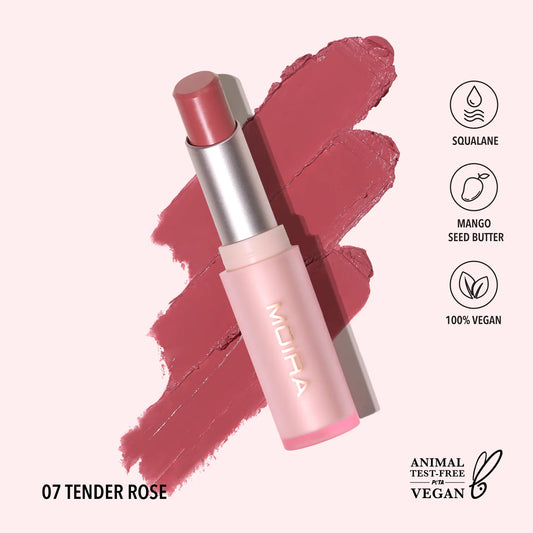 MOIRA | Signature Lipstick 07 Tender Rose