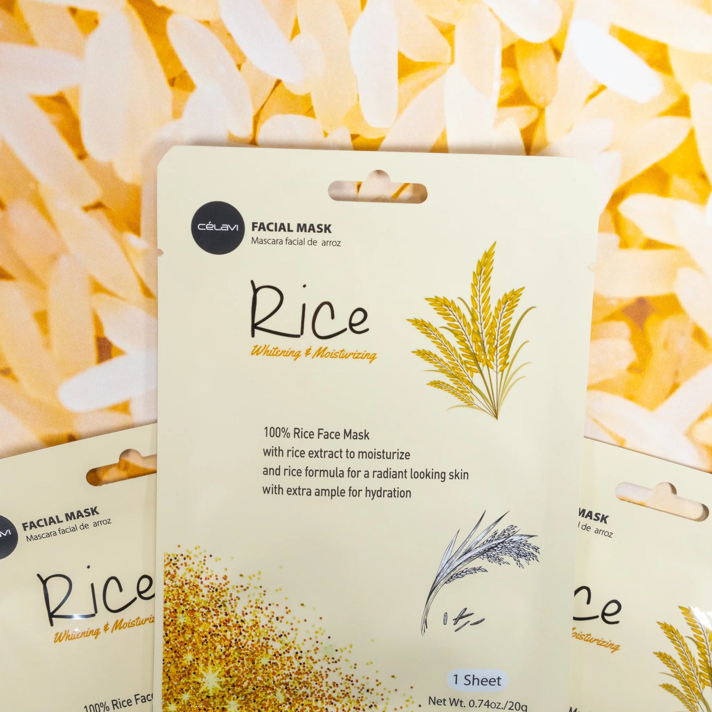 Celavi | Rice Facial Mask