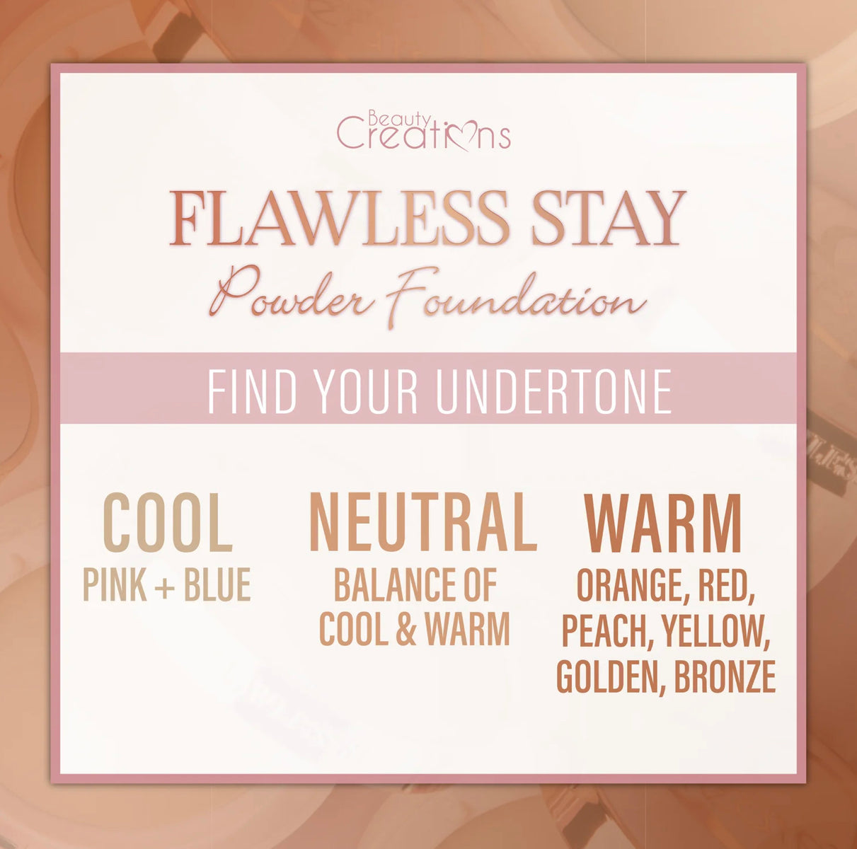 Beauty Creations | Flawless Stay Powder Foundation 7.0