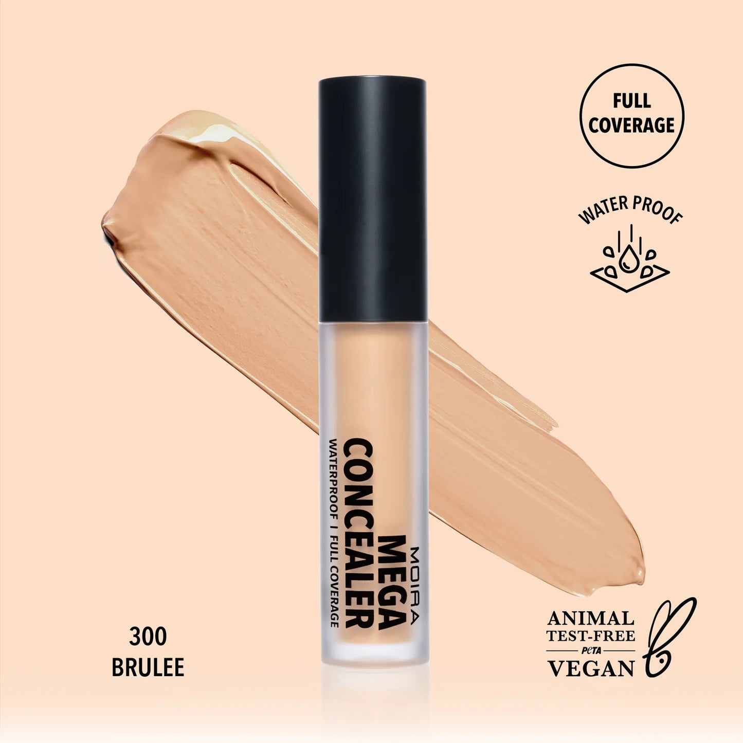 MOIRA | Mega Concealer 300 Brulee