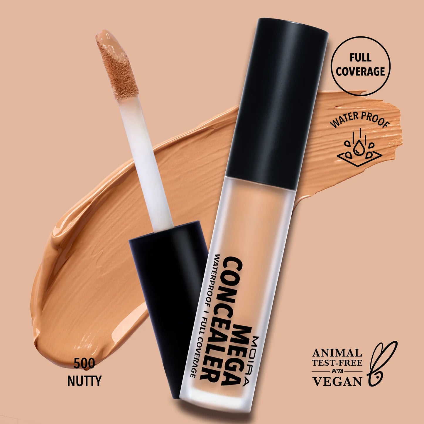 MOIRA | Mega Concealer 500 Nutty