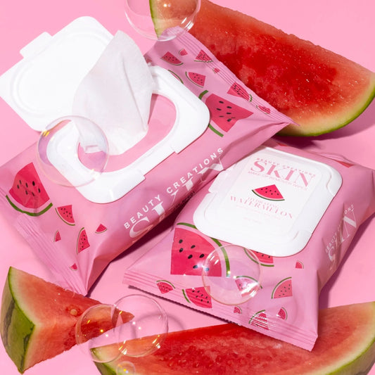 Beauty Creations SKIN WATERMELON HYDRATING MAKEUP REMOVER WIPES