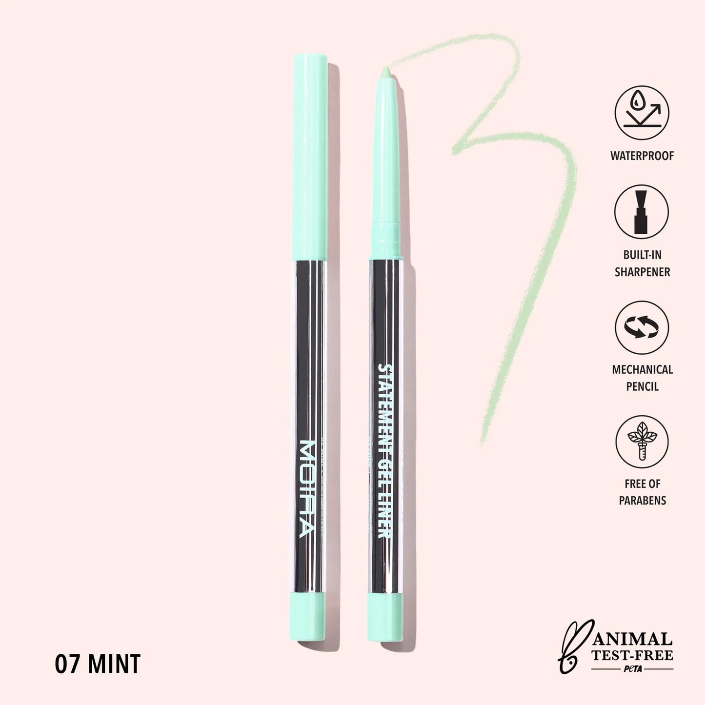 Moira Statement Gel Liner 007 Mint