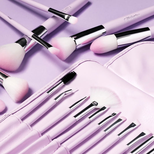 Beauty Creations - Marshmallow 24pc Purple Brush Set