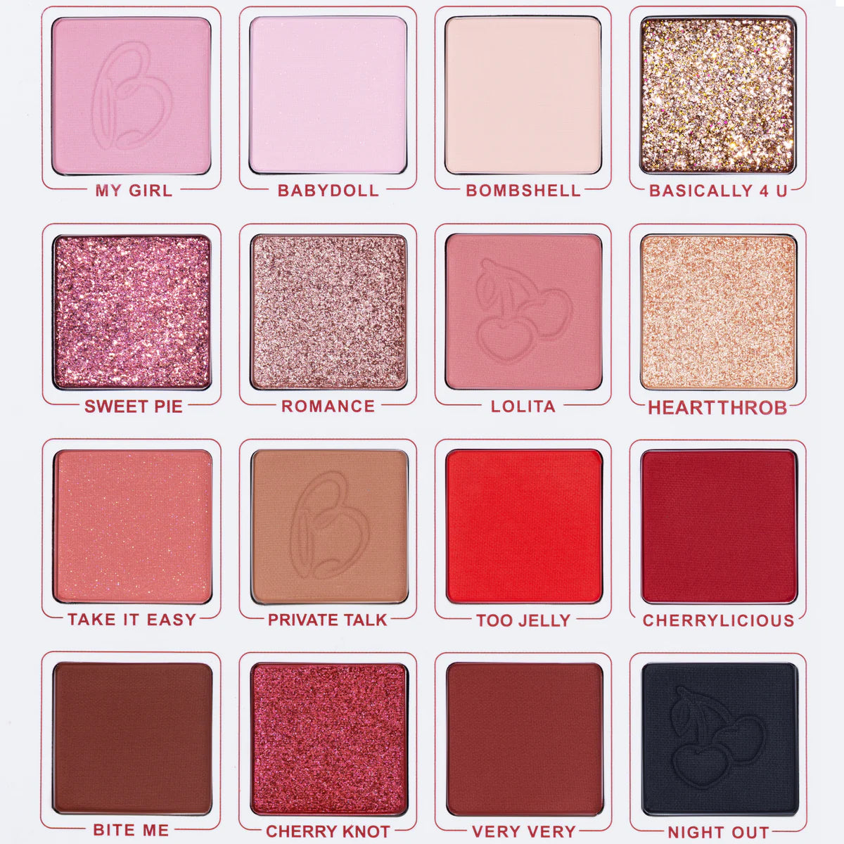 BEBELLA Very Cherry Shadow Palette