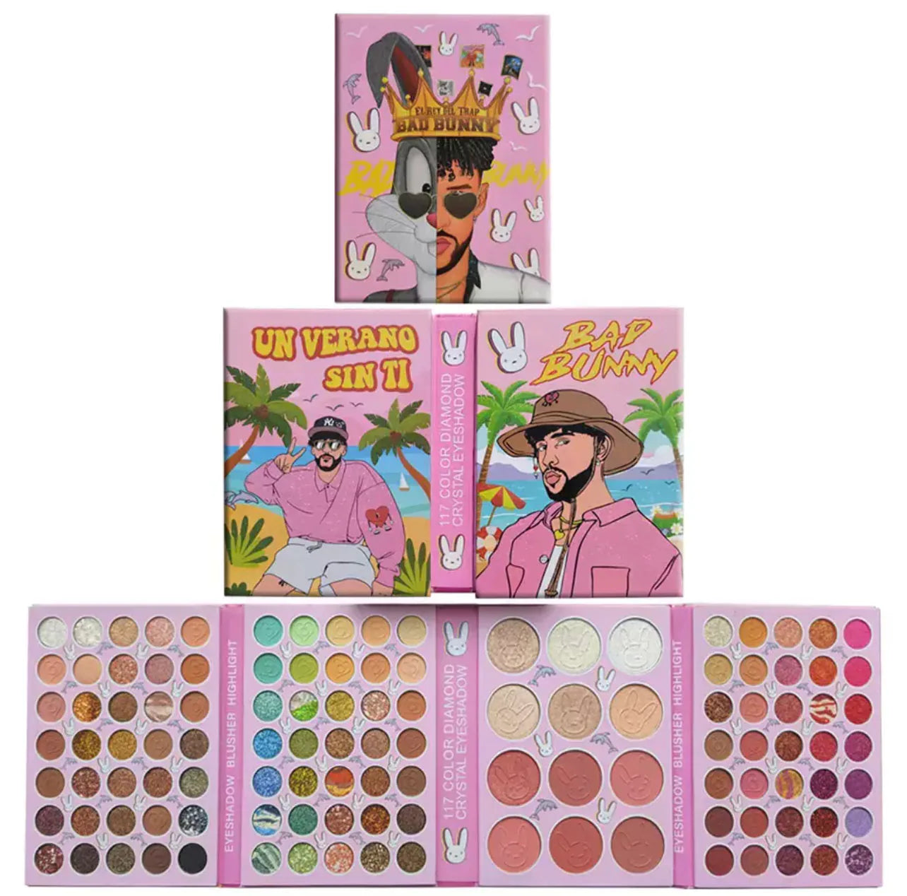 El Rey del trap Bad Bunny Eye Shadow palette