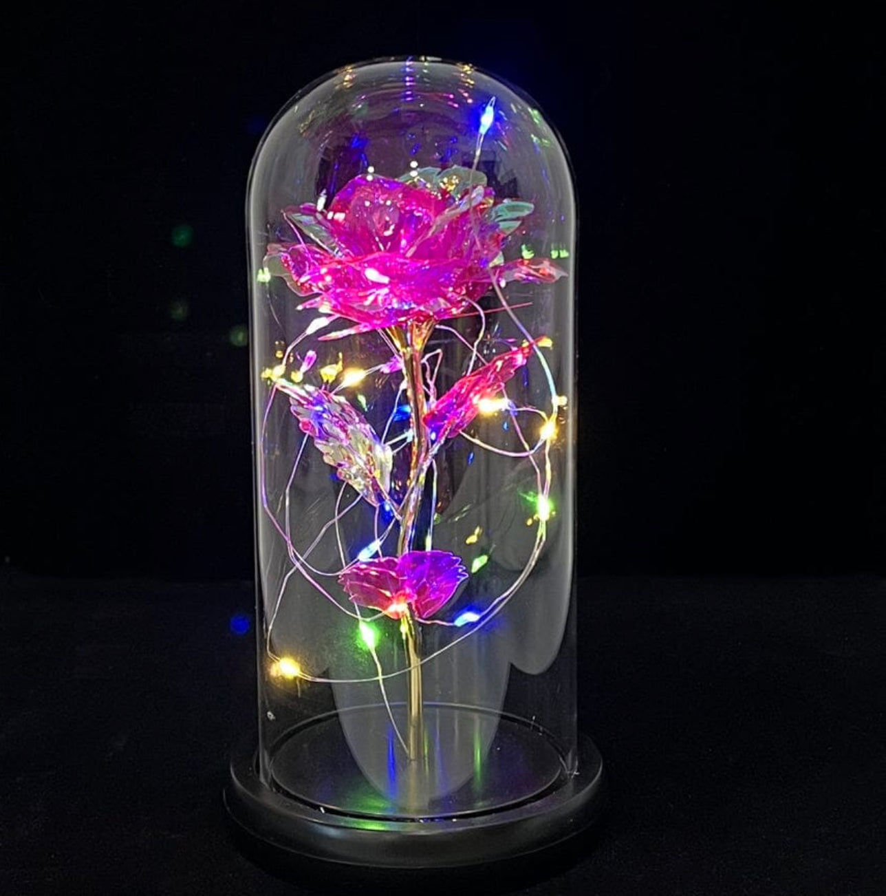 Flower Light Up Glass