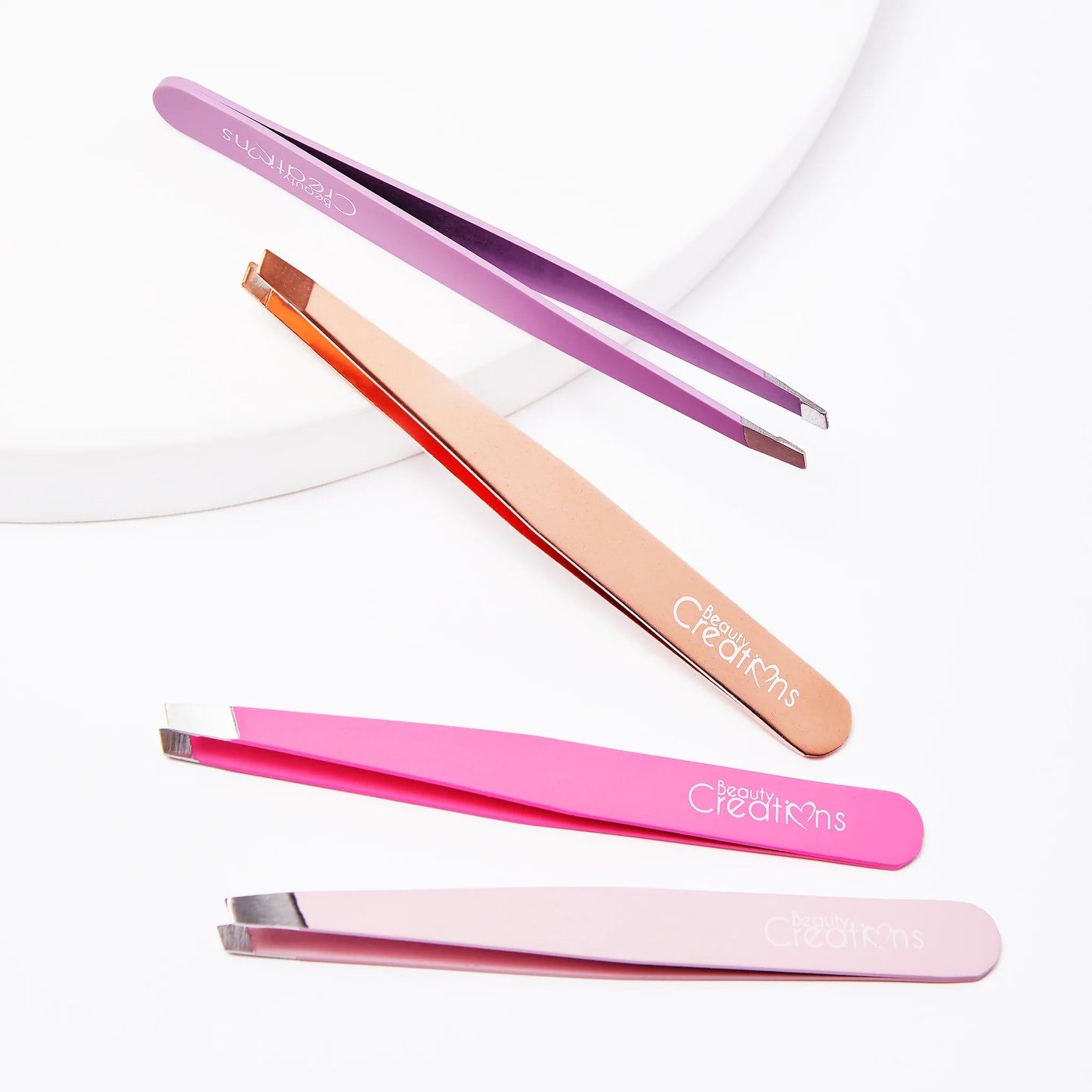 BeautyCreations Rose Gold Eyebrow Tweezer