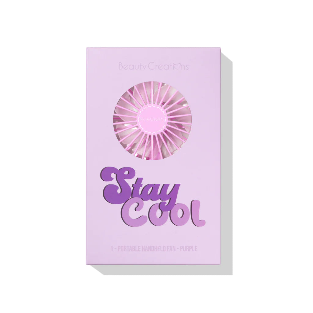 Beauty Creations Stay Cool Mini Fan Purple