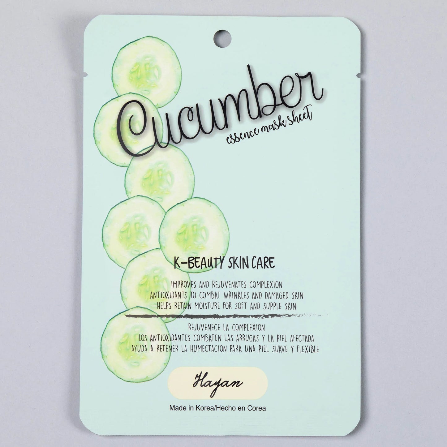 K- Beauty Skin Care | Cucumber Essence Mask Sheet