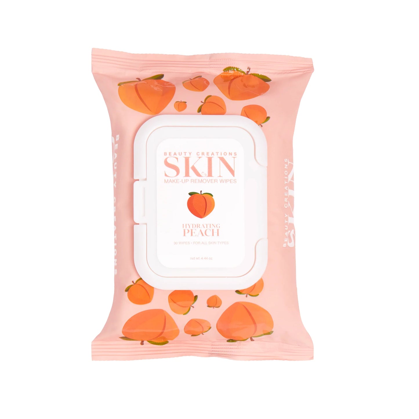 BeautyCreations Skin PEACH MAKE UP REMOVER WIPES