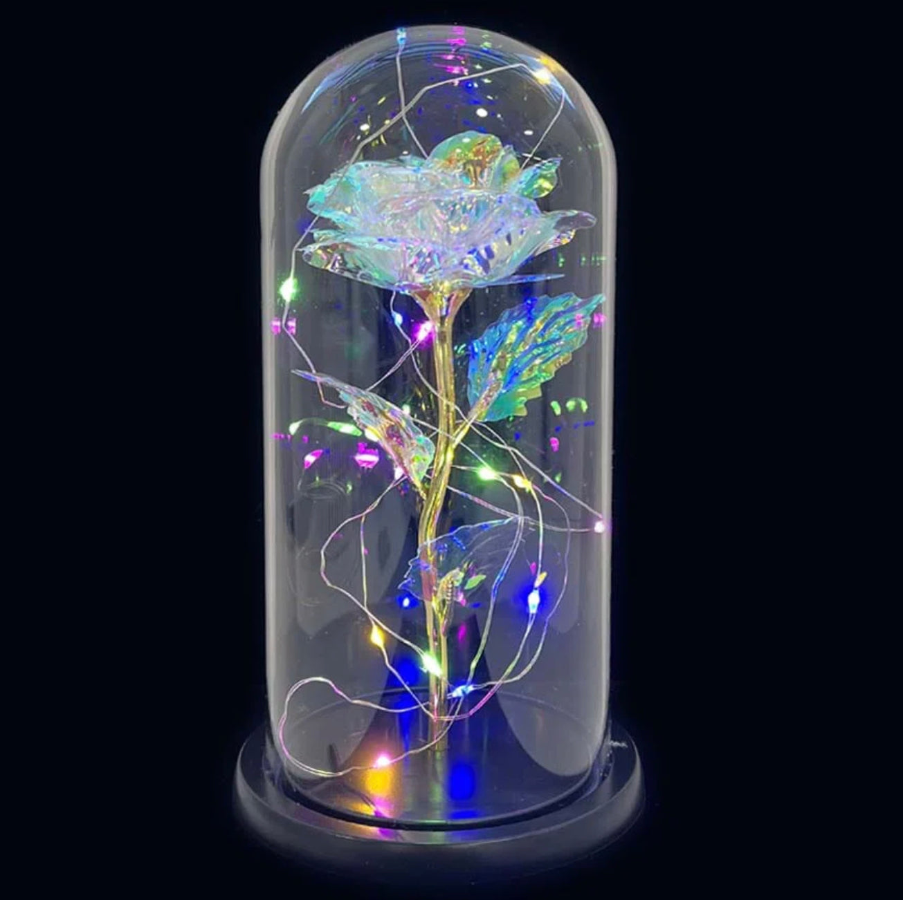 Flower Light Up Glass