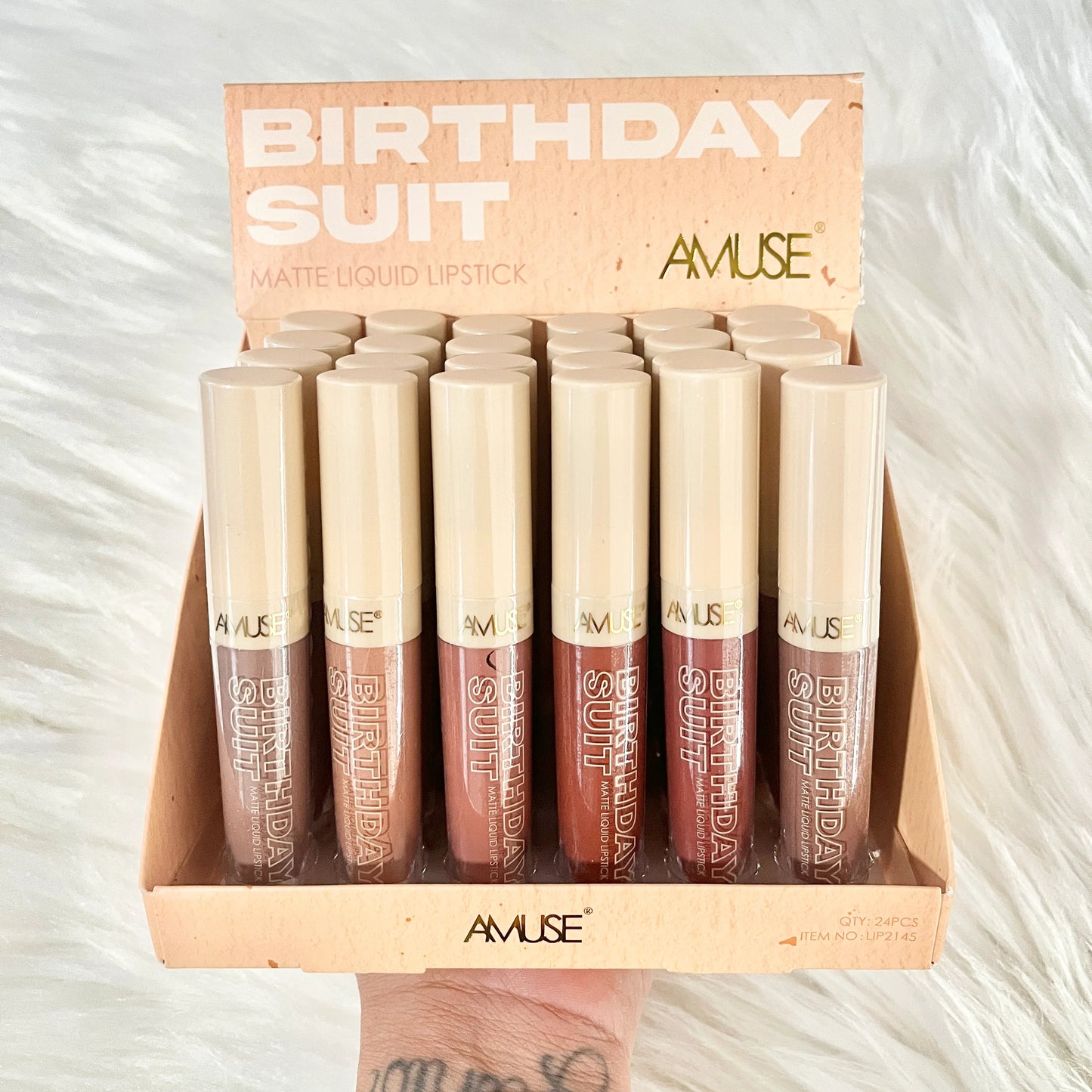 AMUSE Birthday Suit Matte Liquid Lipstick